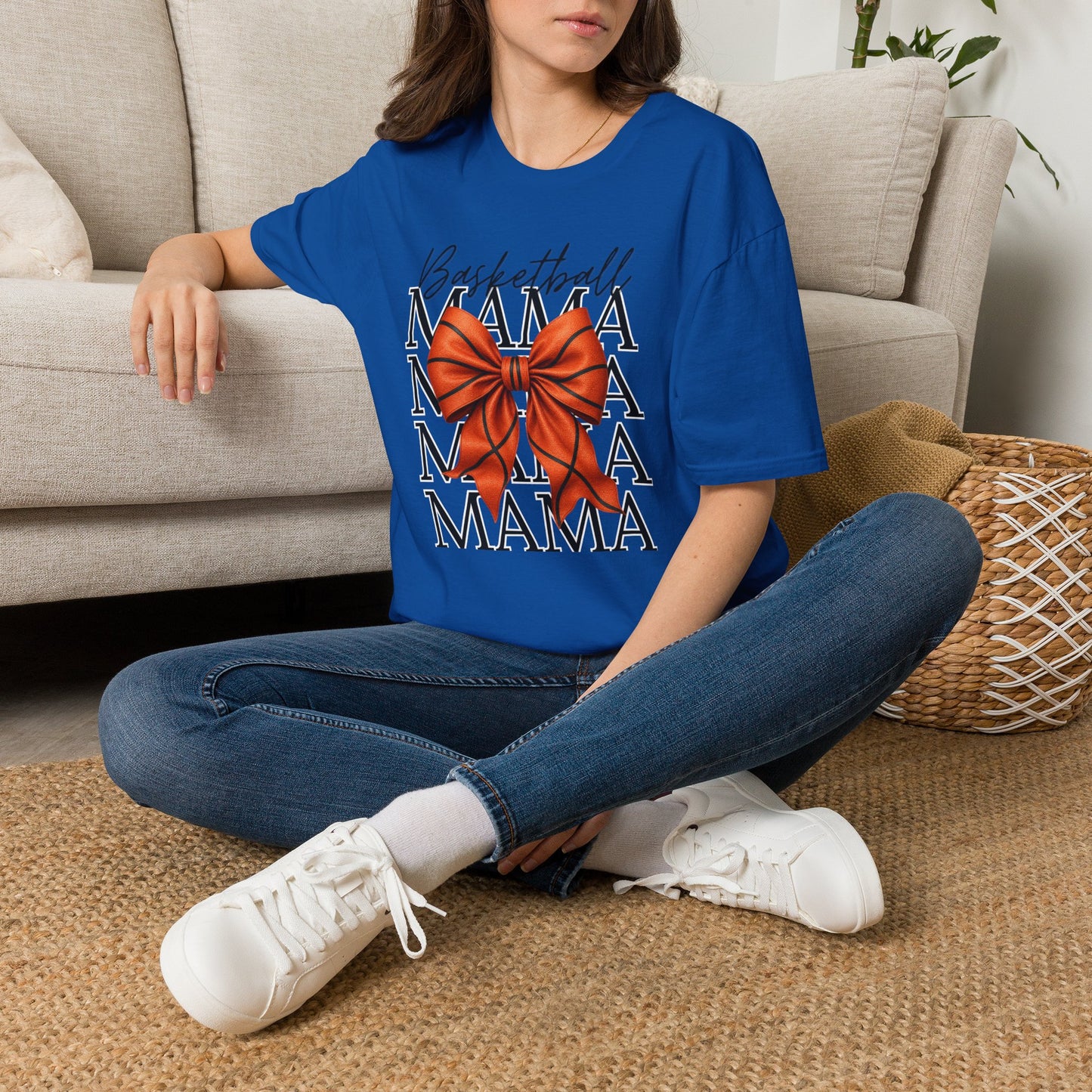 Bow Basketball Mama Tee