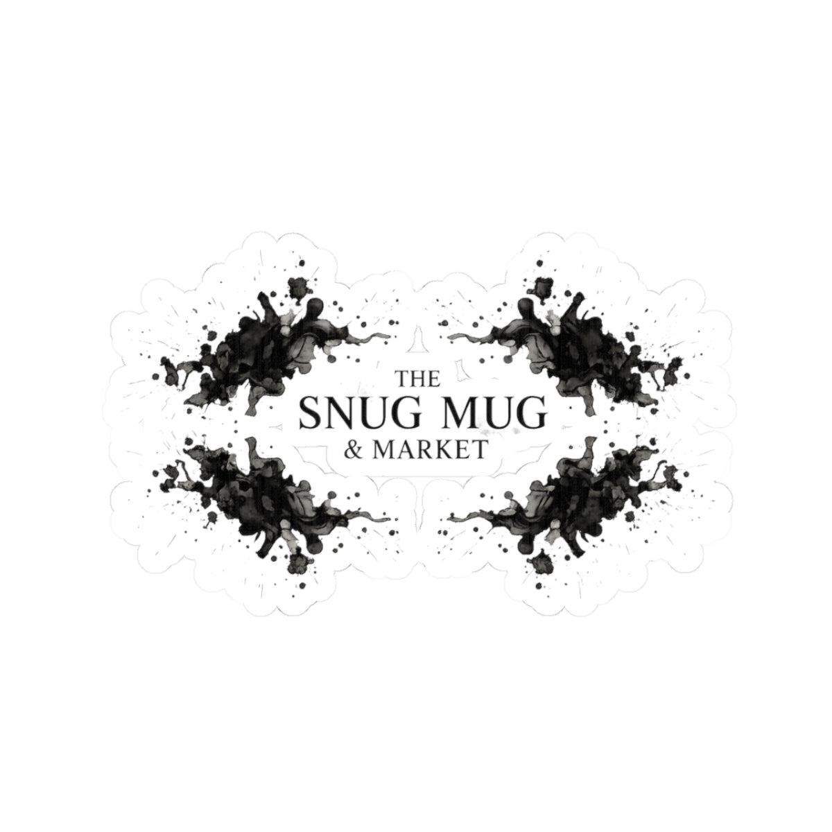 Kiss-Cut Sticker — "The Snug Mug & Market"