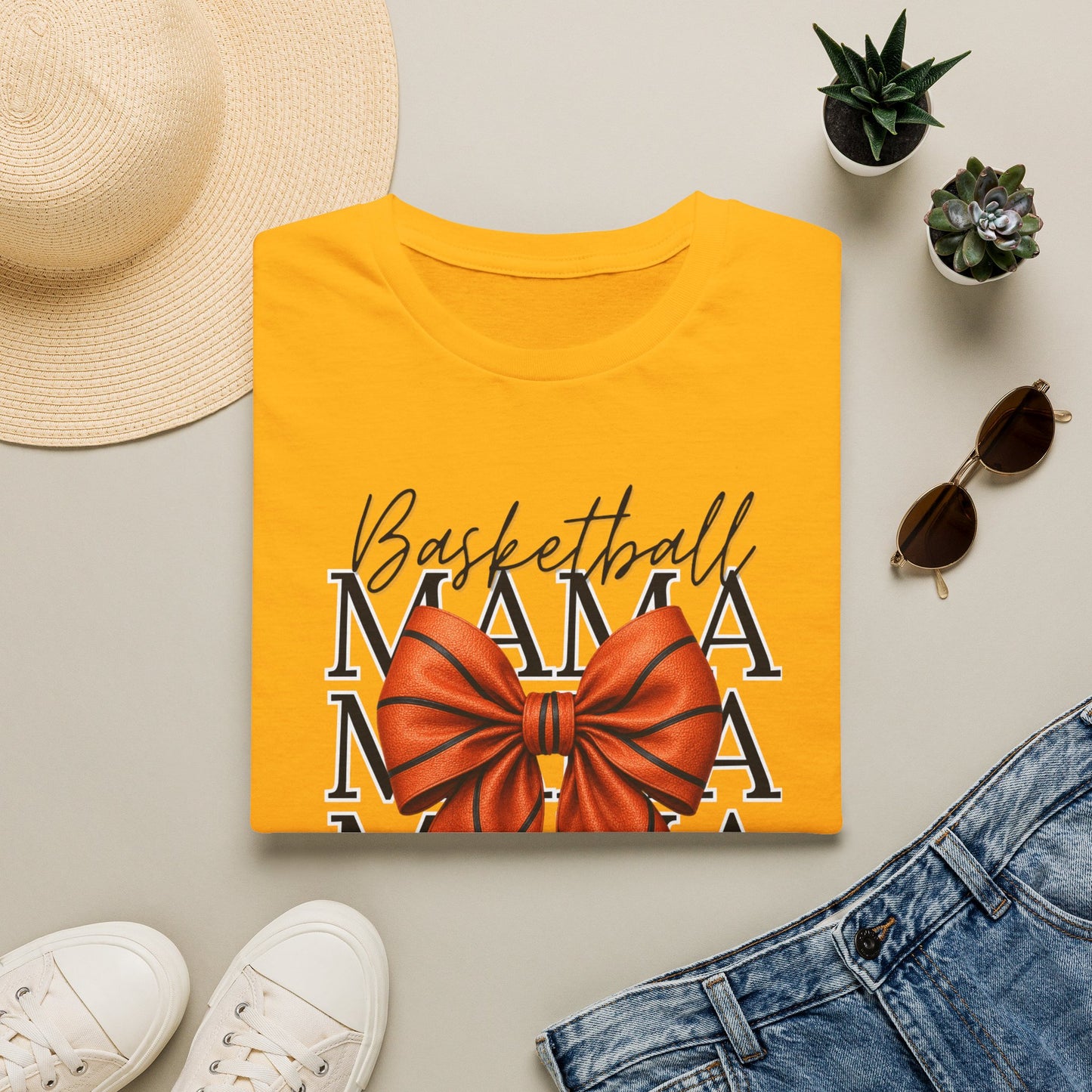 Bow Basketball Mama Tee