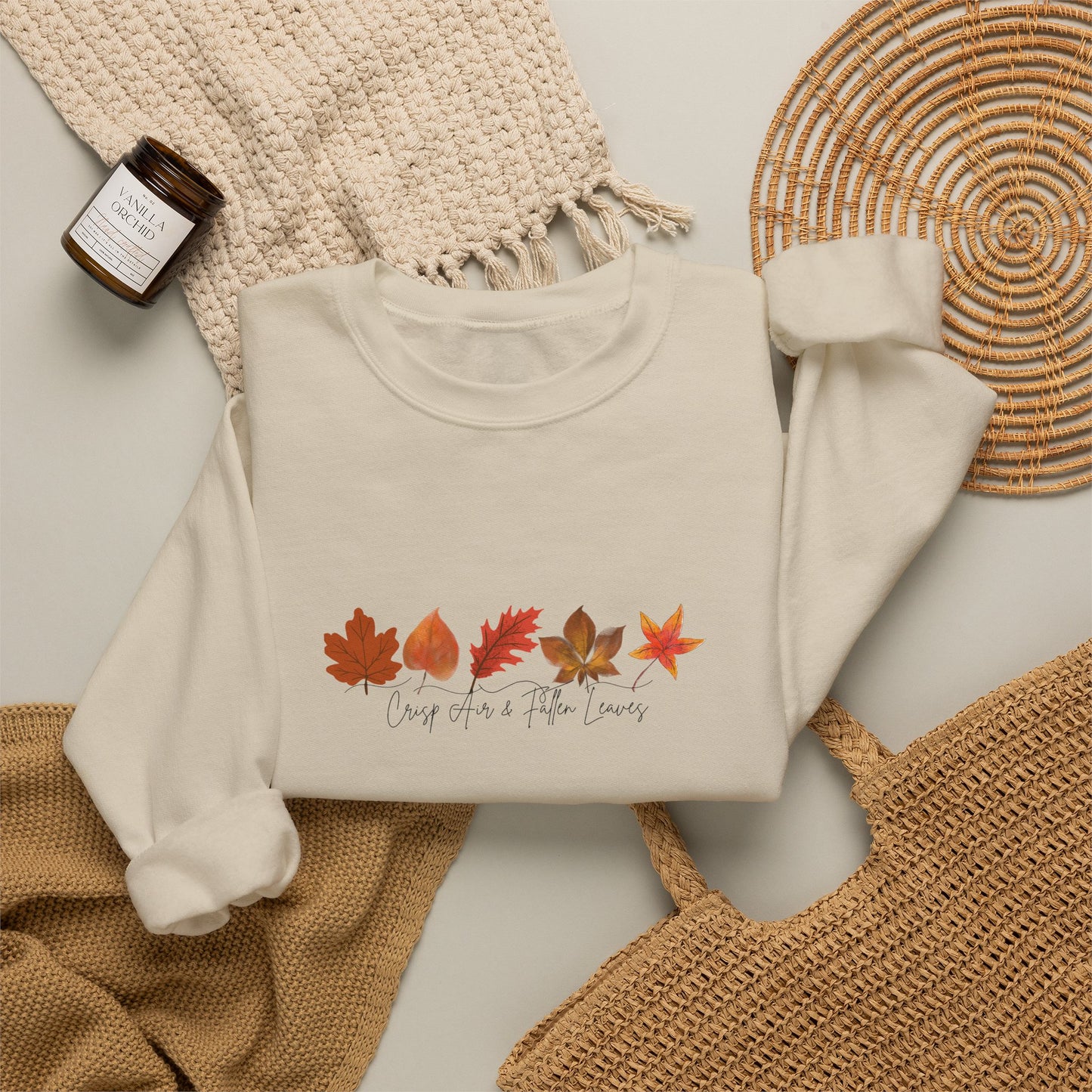 Autumn Leaves Crewneck Sweatshirt