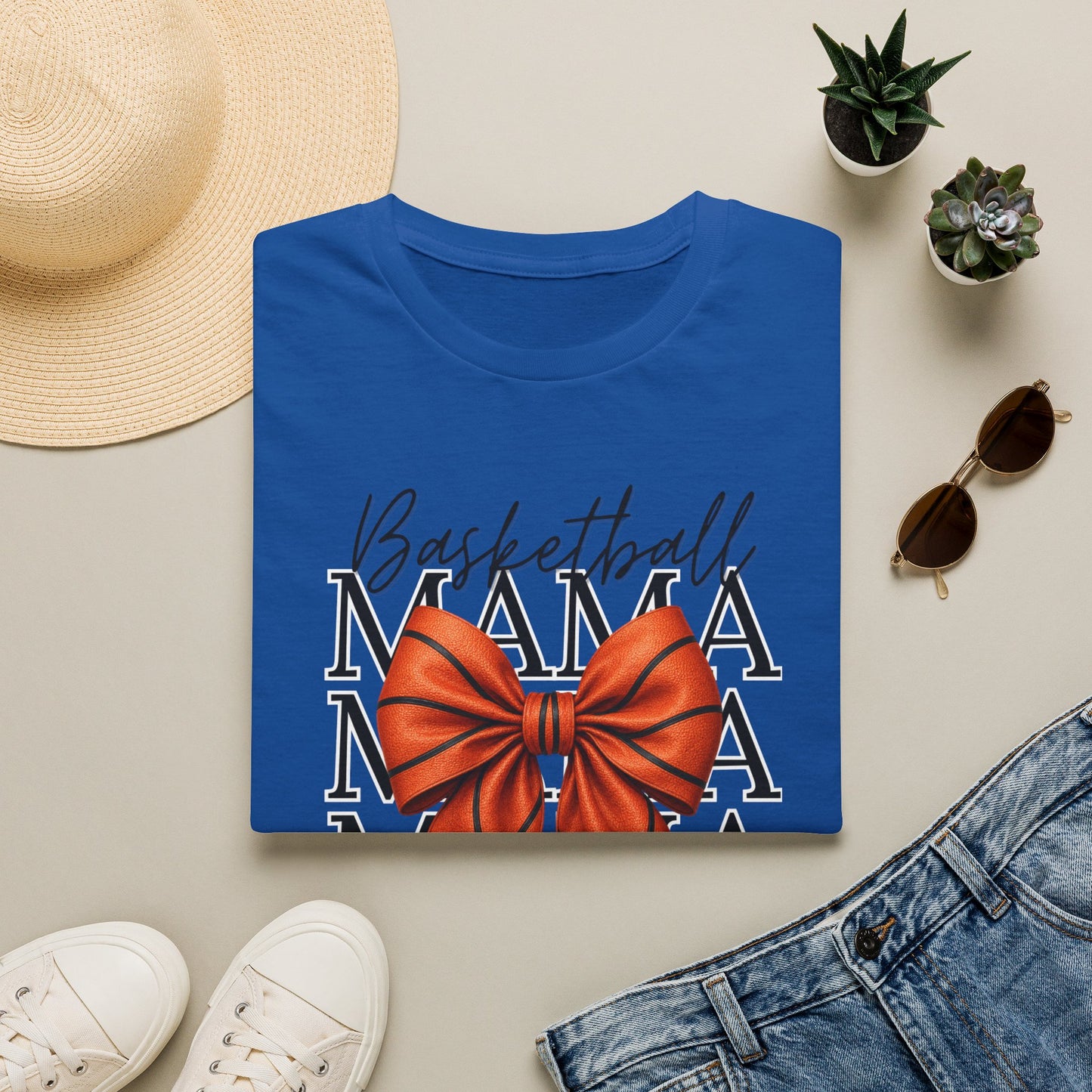Bow Basketball Mama Tee