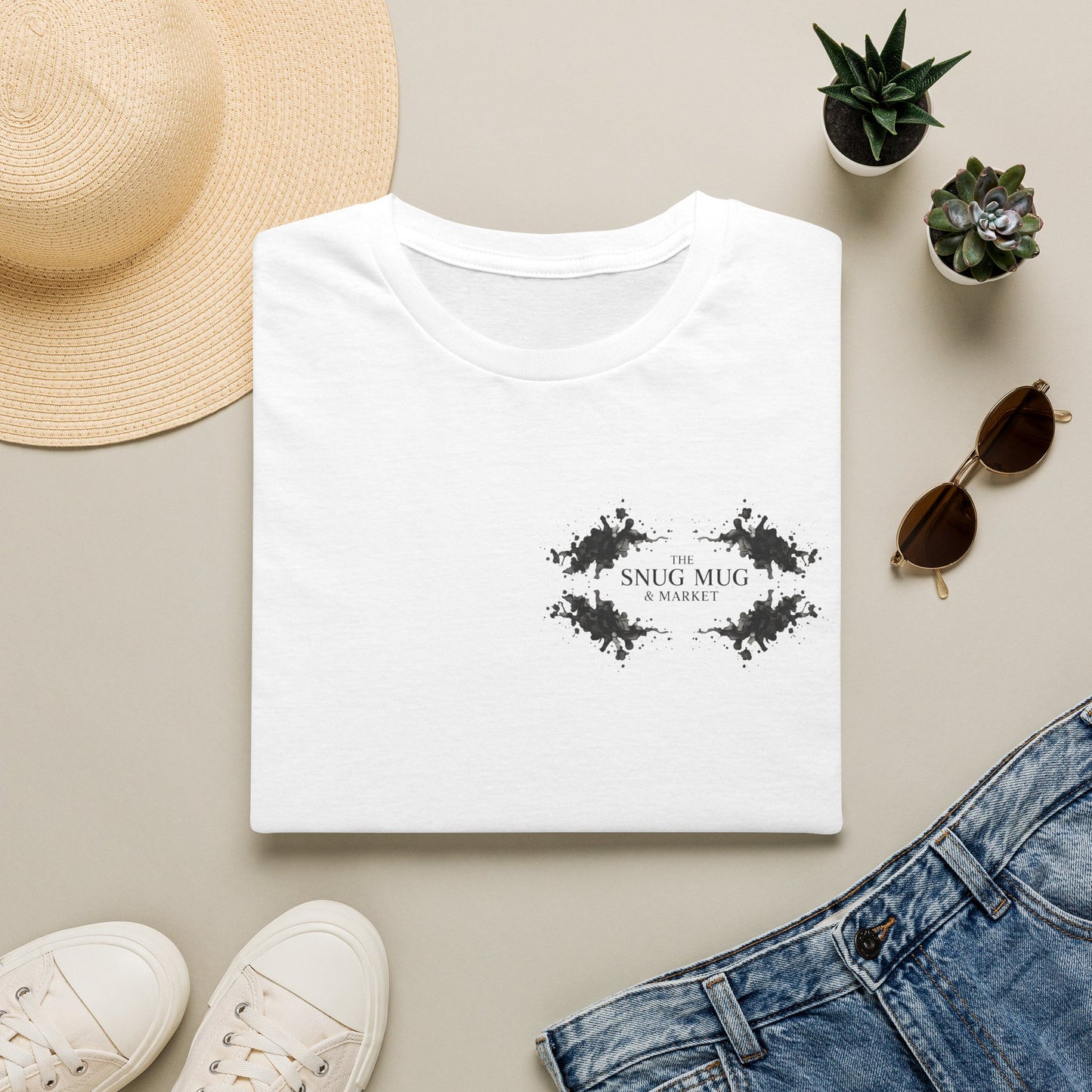 Unisex "The Snug Mug & Market" Logo Tee