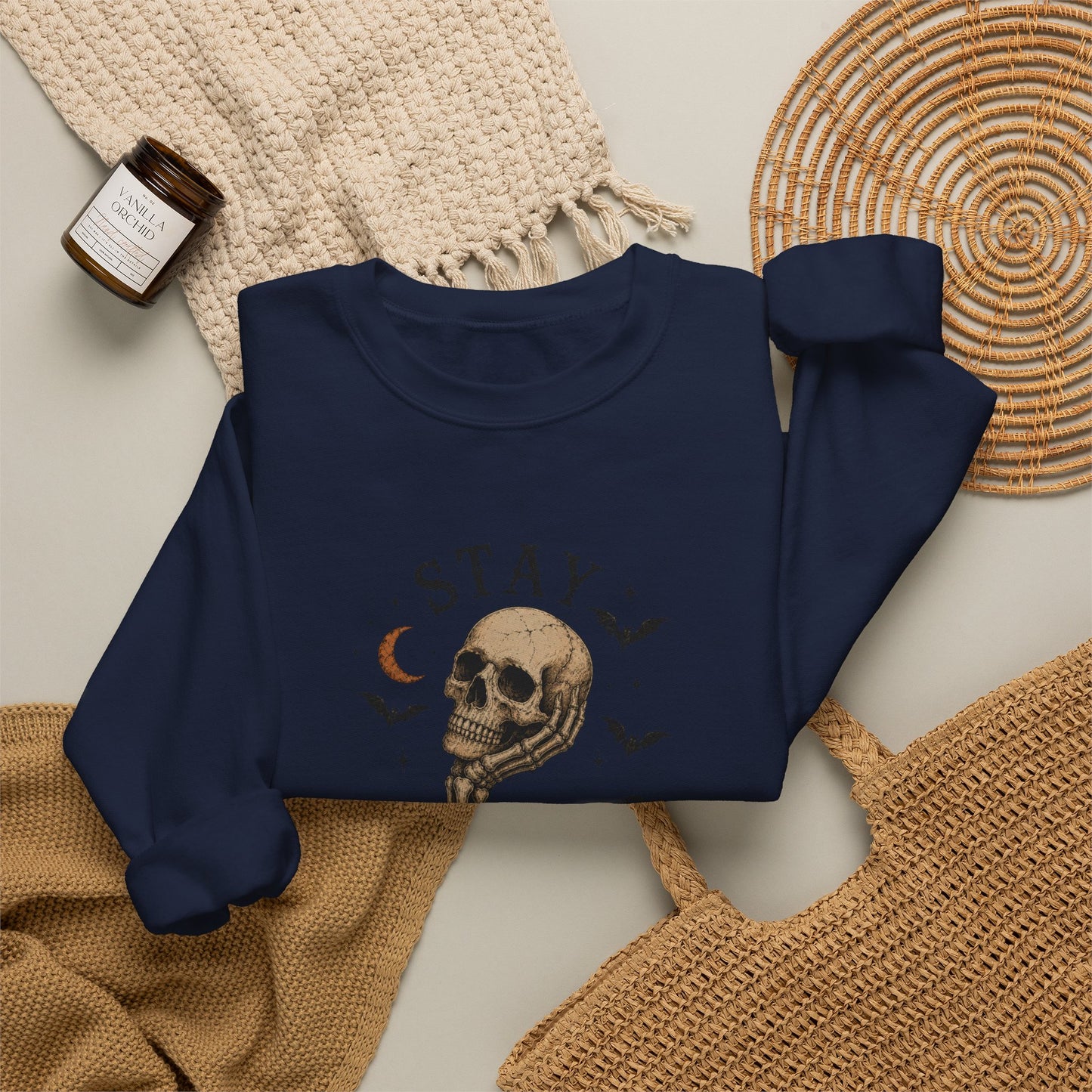 Stay Haunted Skull Sweatshirt