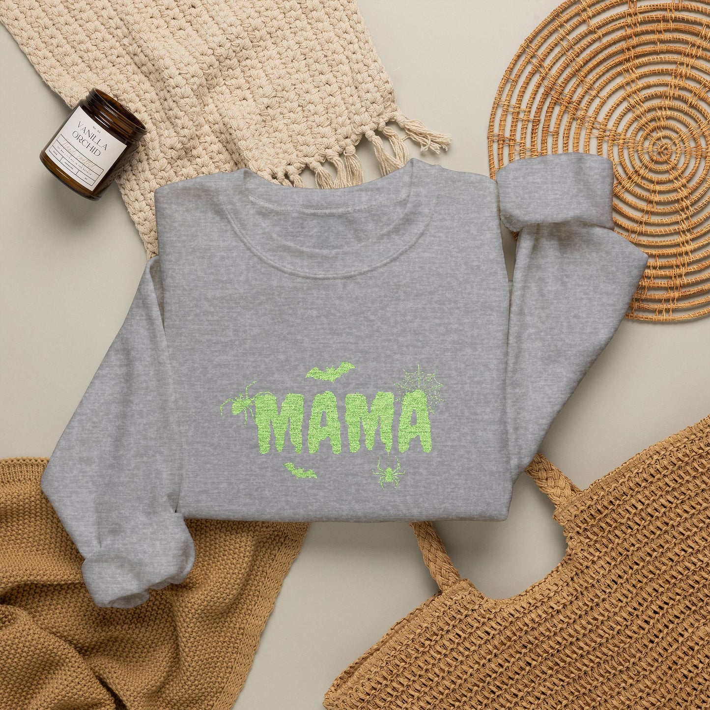 Mama Halloween Crewneck Sweatshirt