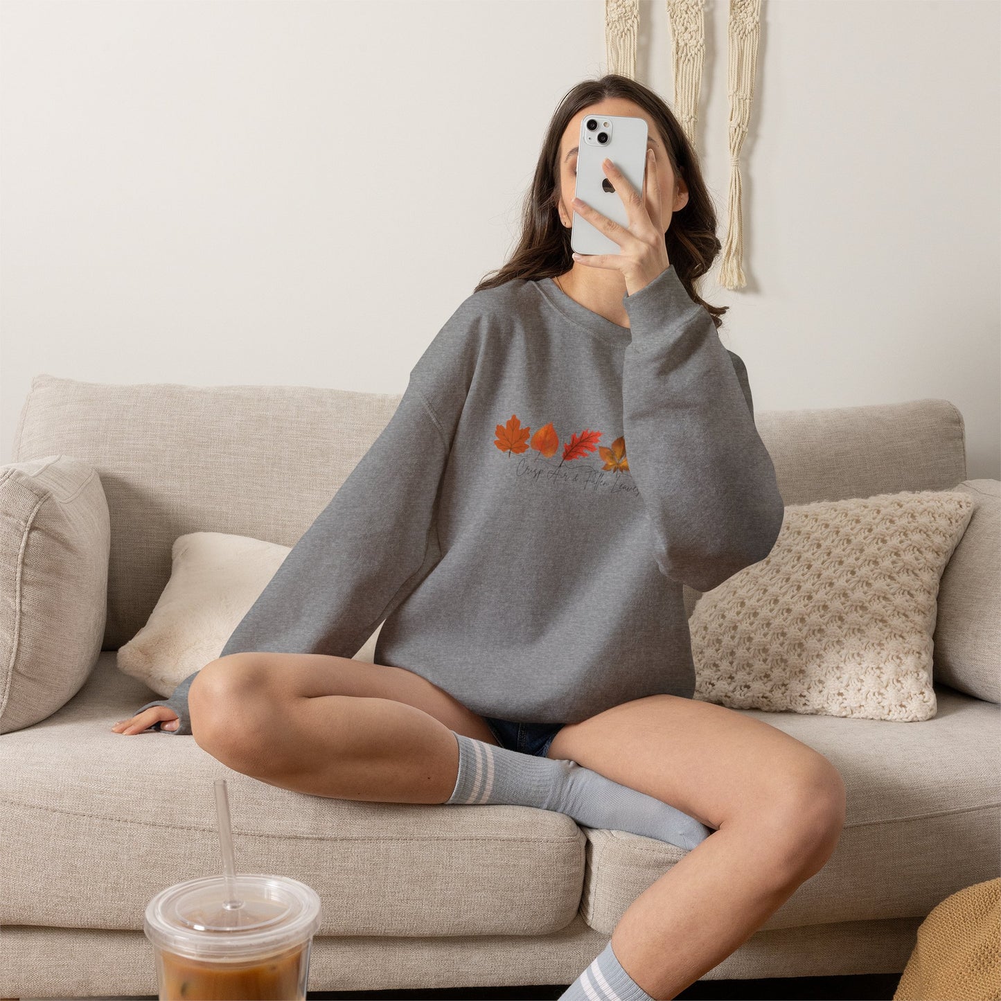 Autumn Leaves Crewneck Sweatshirt