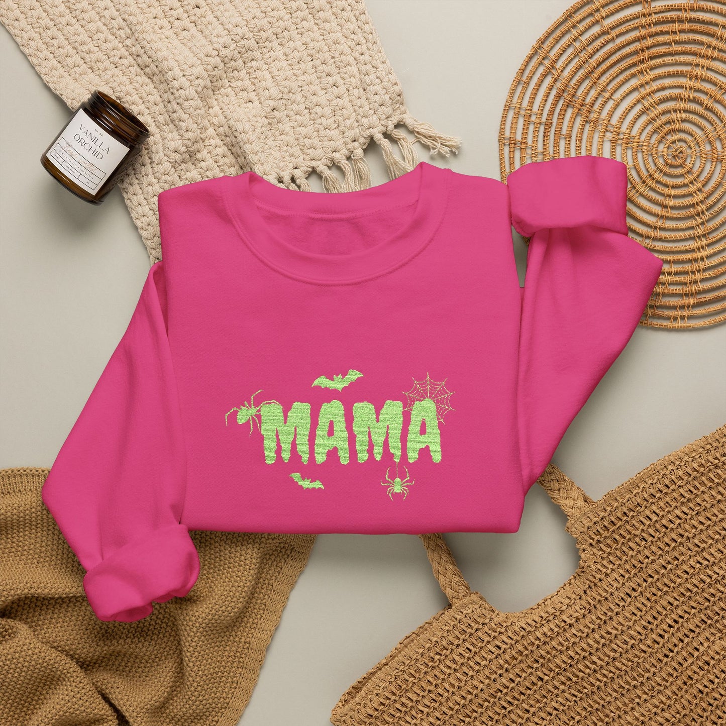 Mama Halloween Crewneck Sweatshirt