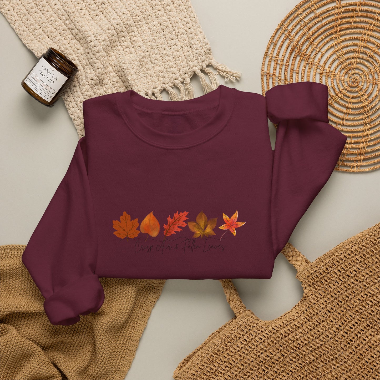 Autumn Leaves Crewneck Sweatshirt
