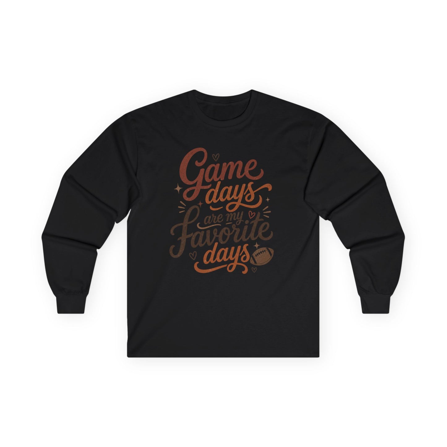 Game Days Are My Favorite Days Long Sleeve Tee