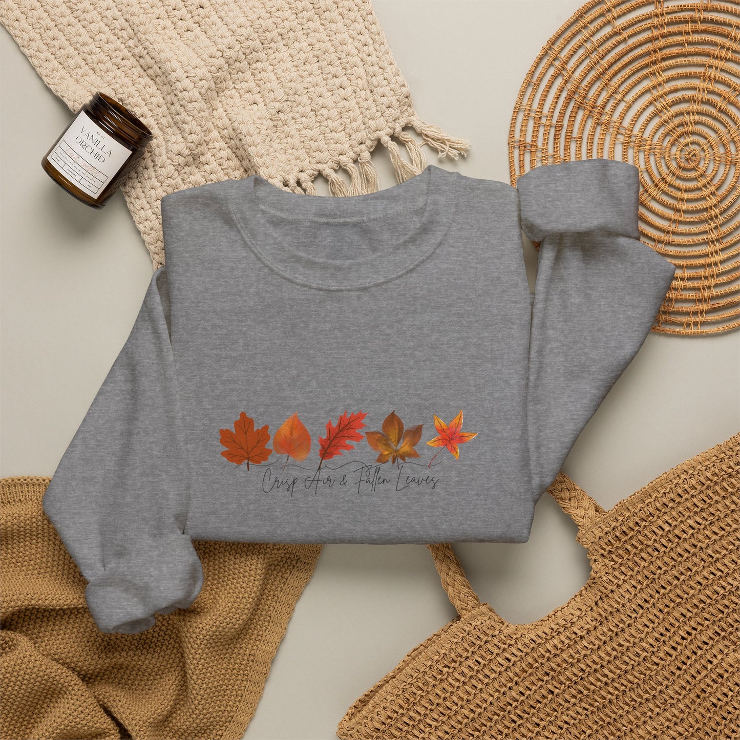 Autumn Leaves Crewneck Sweatshirt