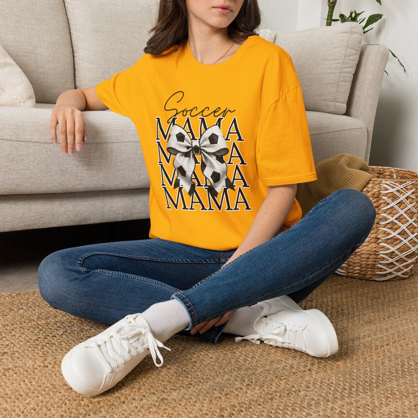Bow Soccer Mama T-Shirt
