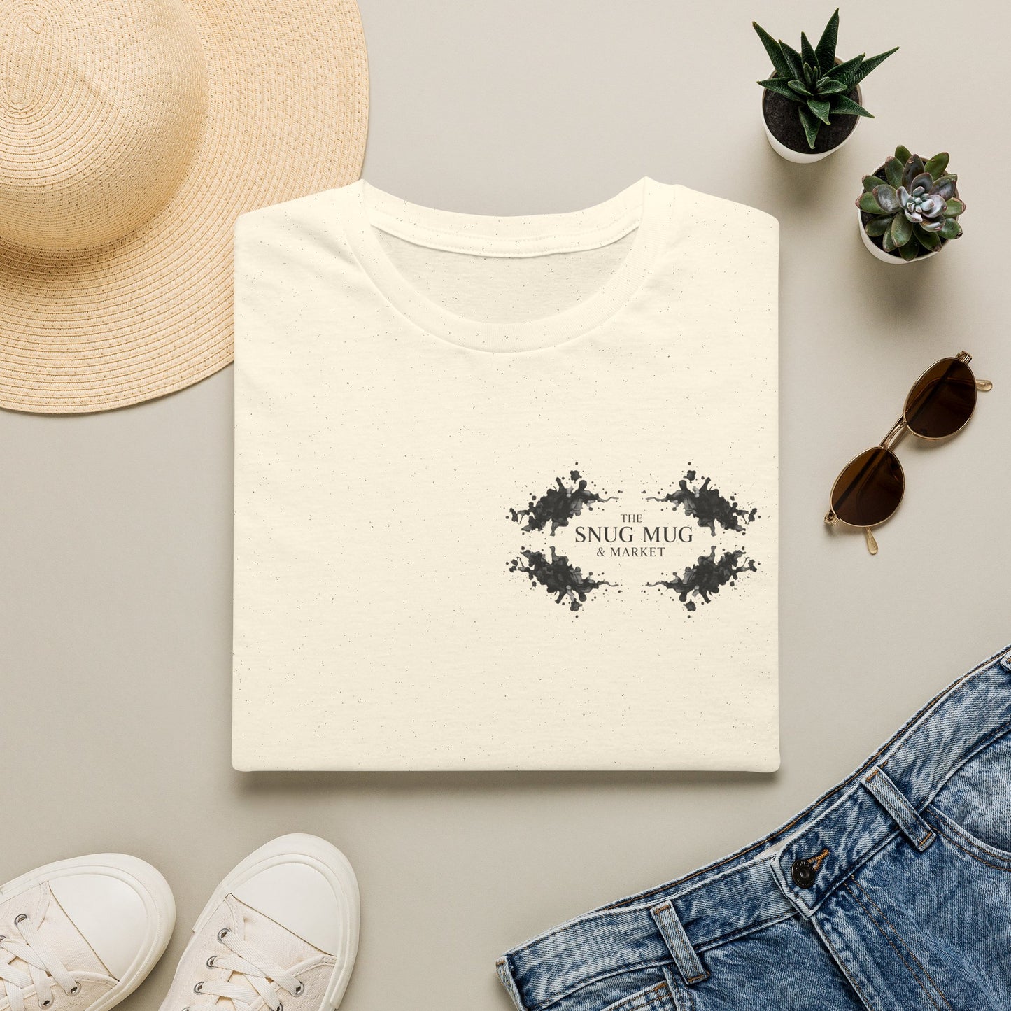 Unisex "The Snug Mug & Market" Logo Tee