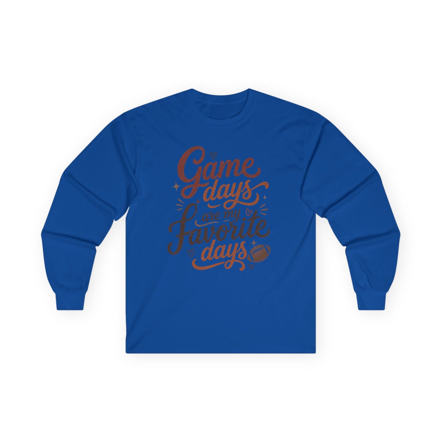 Game Days Are My Favorite Days Long Sleeve Tee