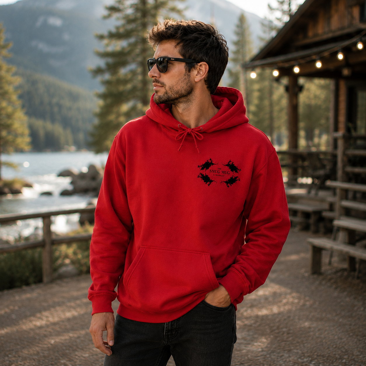 Unisex Hoodie- "The Snug Mug & Market" Logo