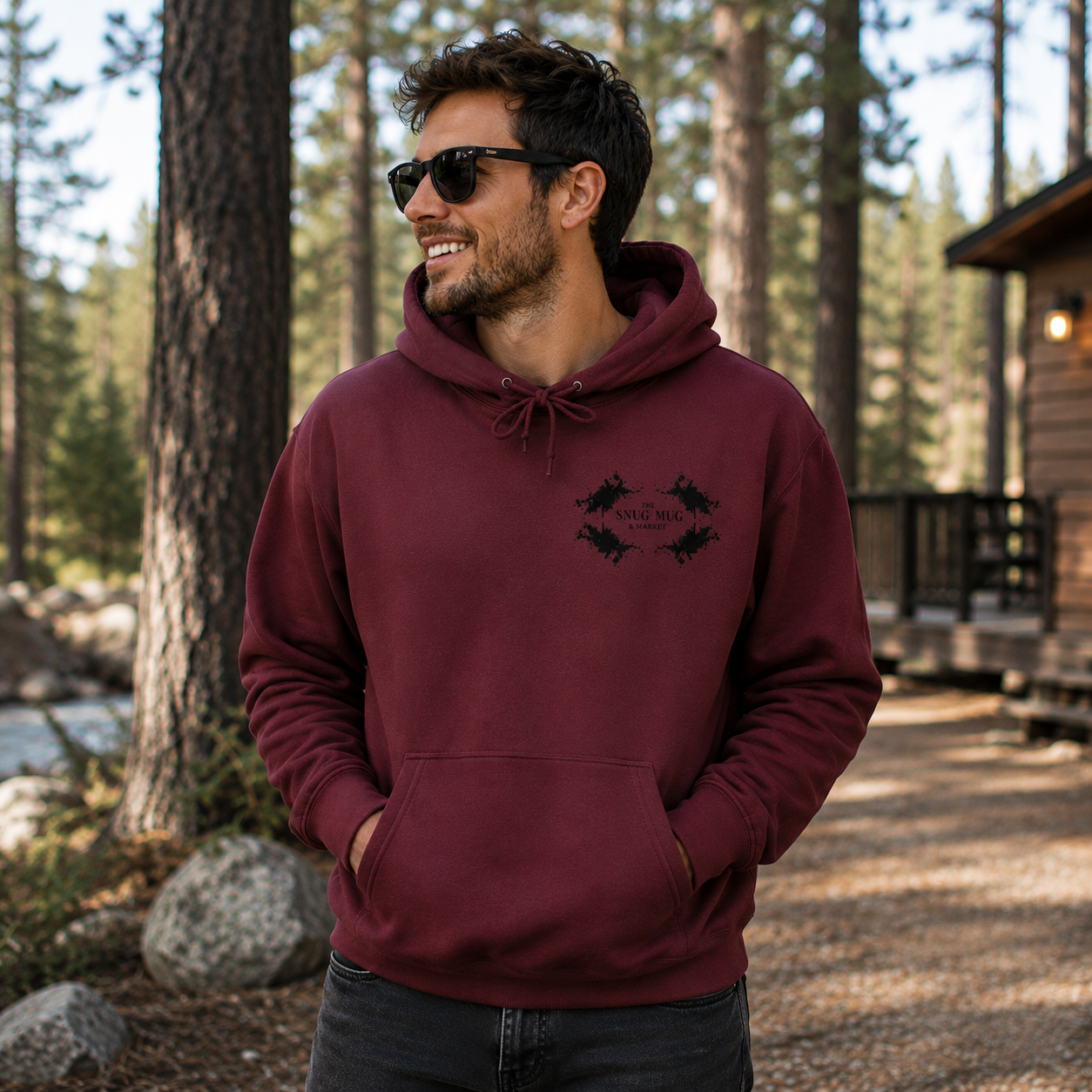 Unisex Hoodie- "The Snug Mug & Market" Logo