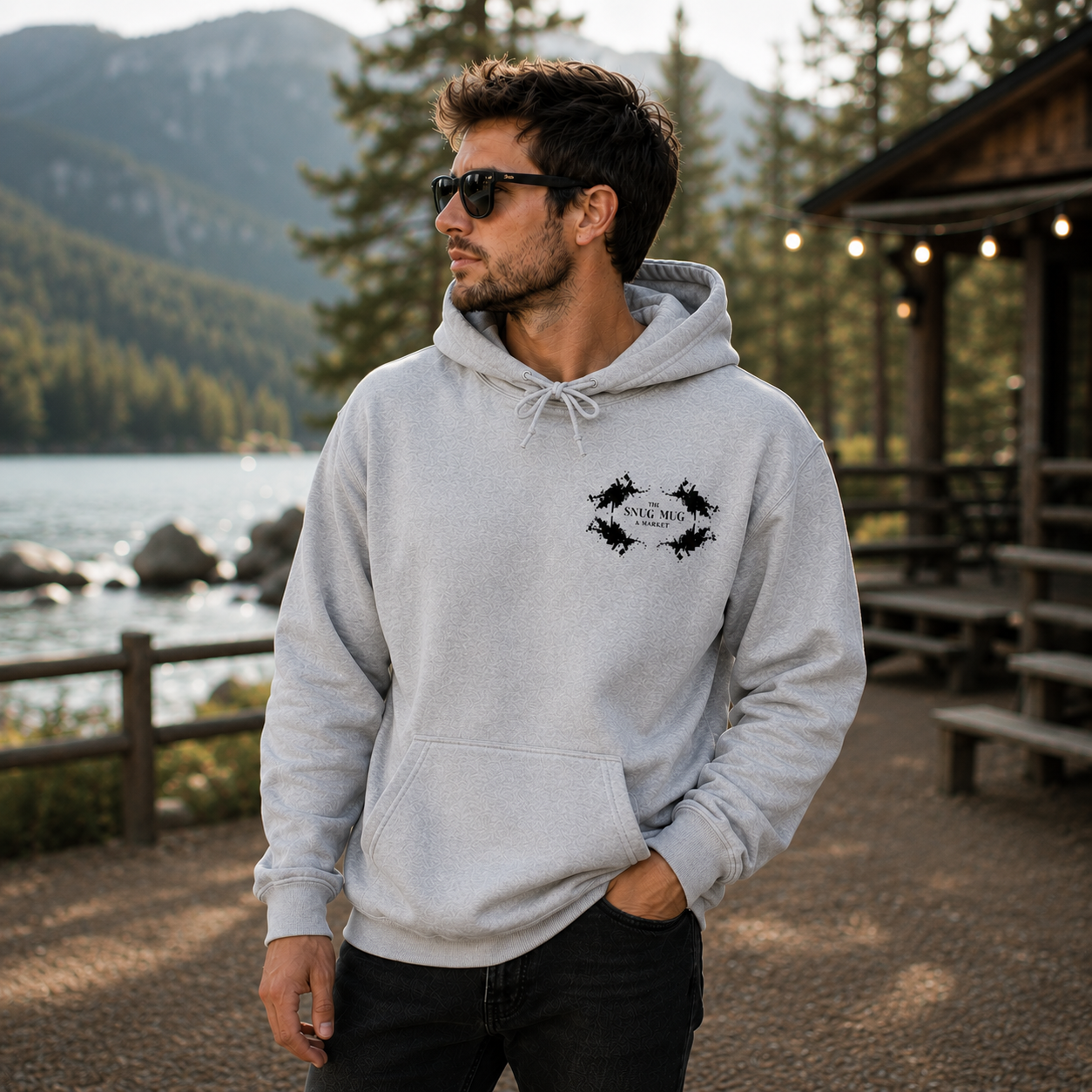 Unisex Hoodie- "The Snug Mug & Market" Logo