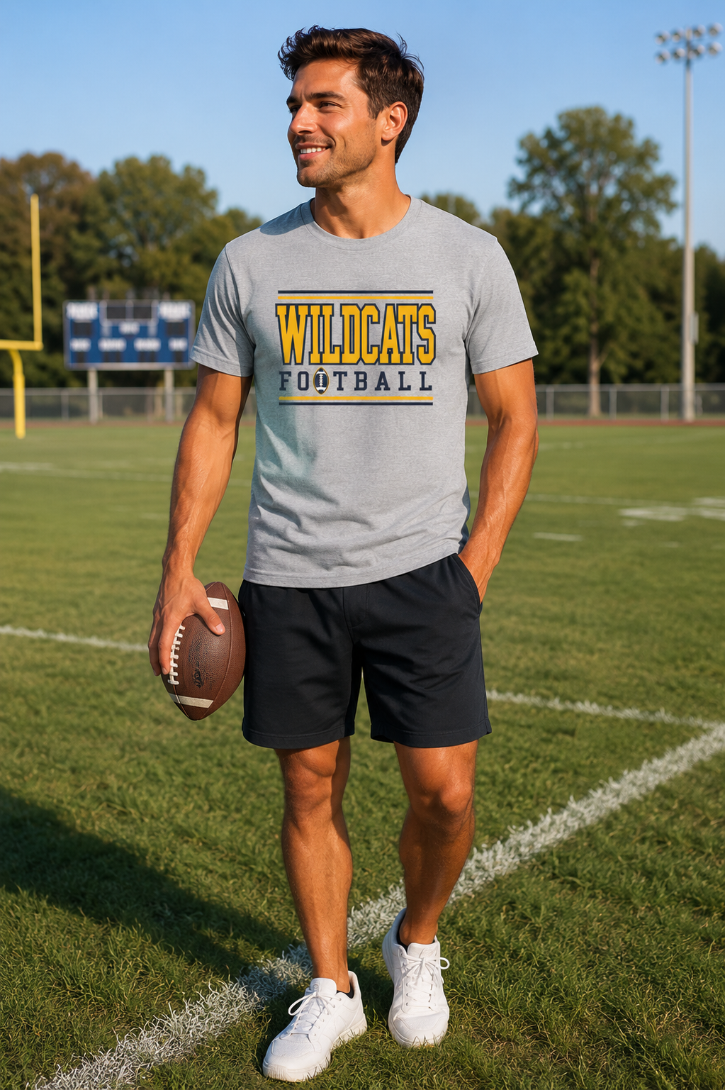 Wildcats Football T-Shirt — Team Shirt