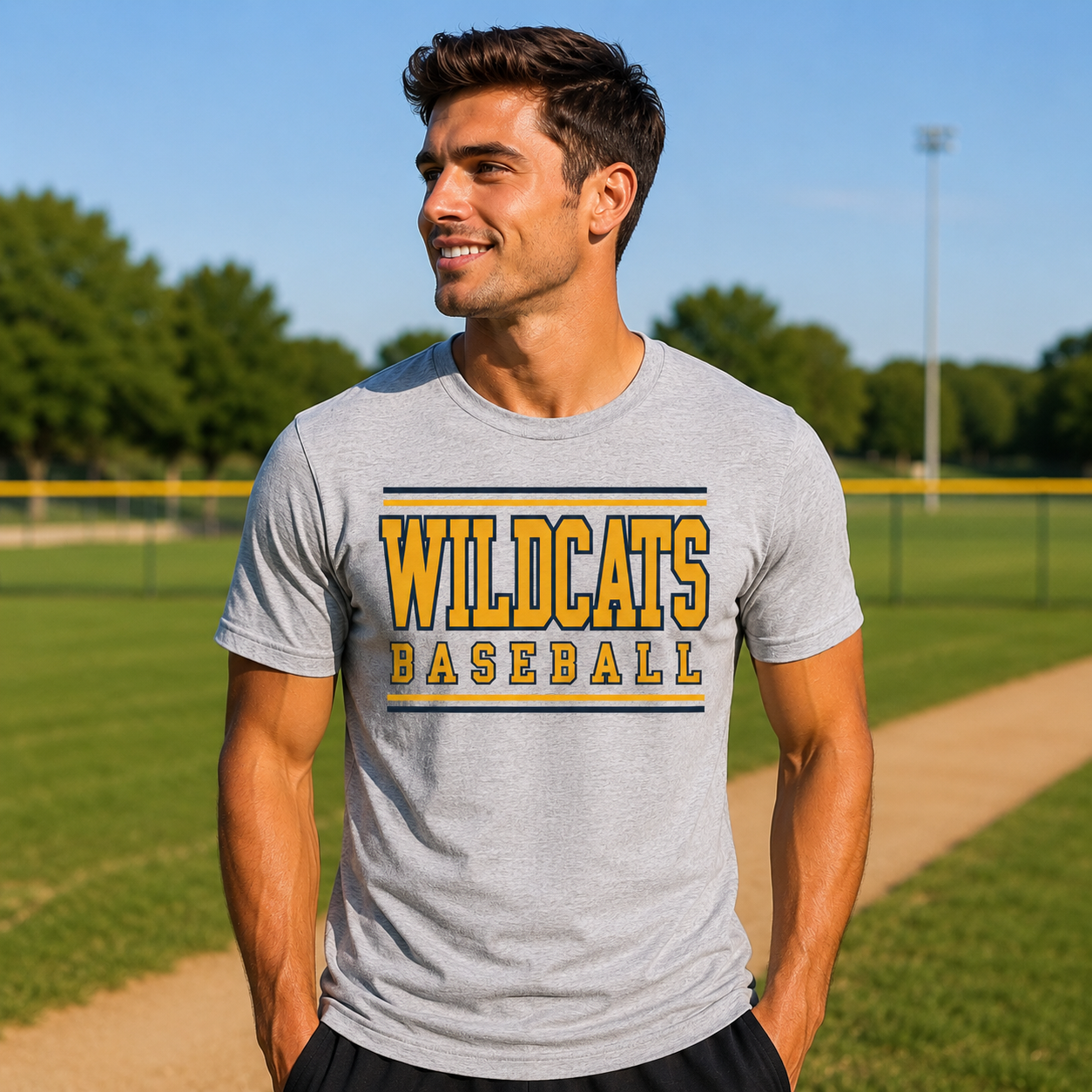 Wildcats Baseball T-Shirt — Team Tee