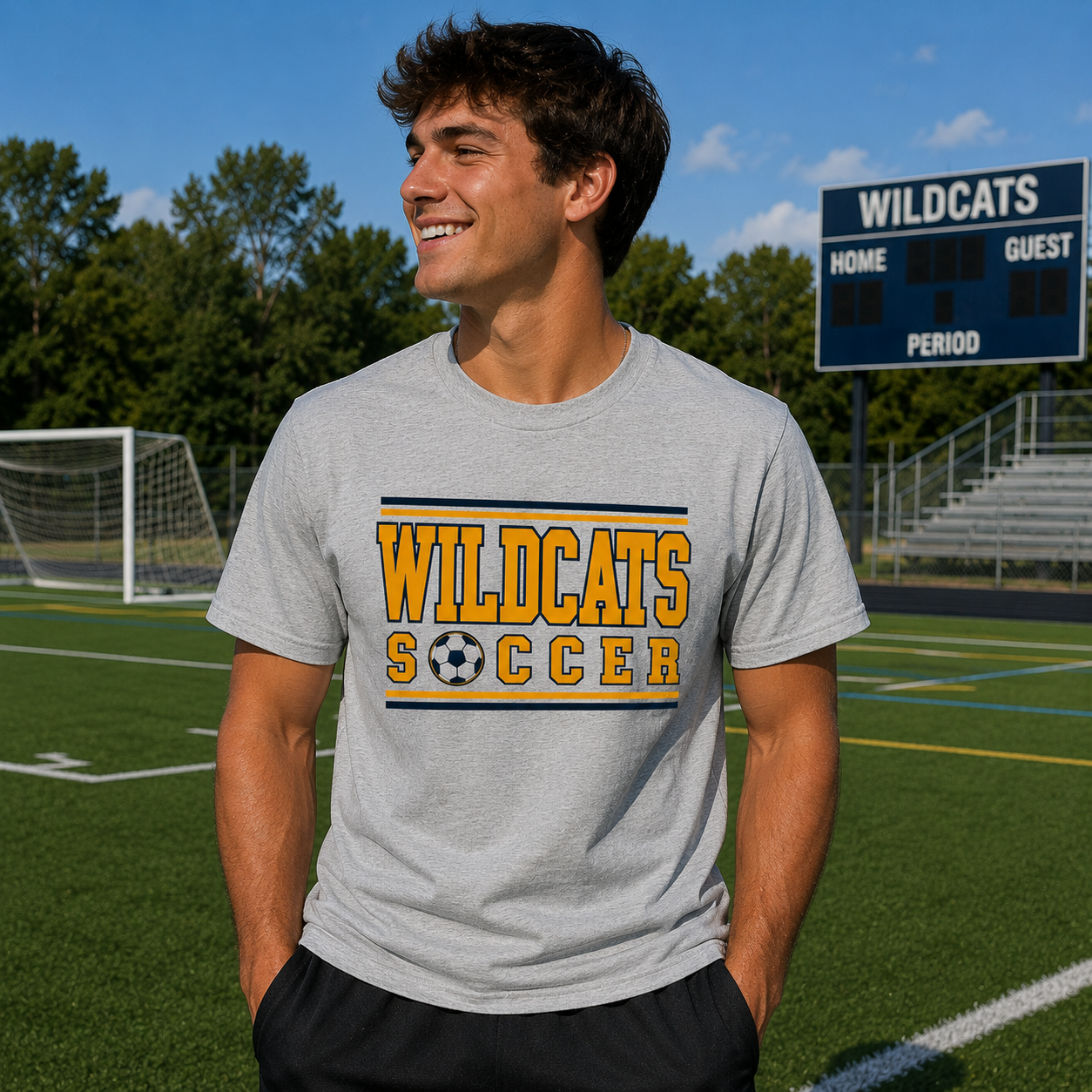 Wildcats Soccer T-Shirt — Team Tee