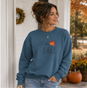 Fall Leaf Crewneck Sweatshirt