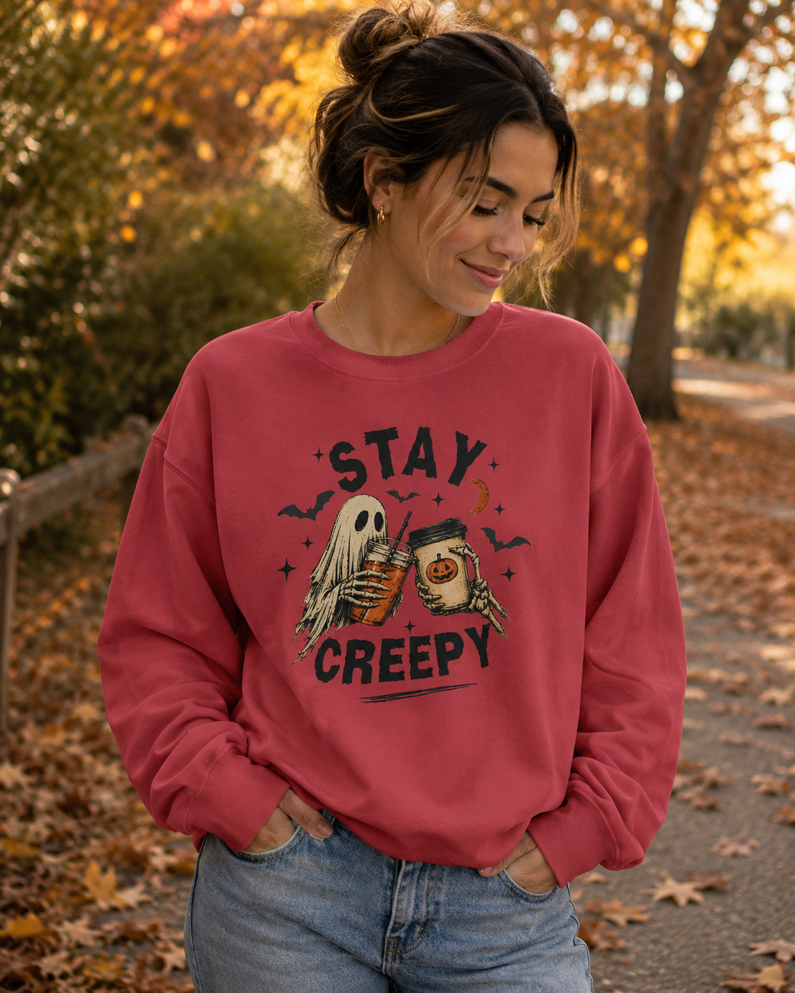 'Stay Creepy'— Crewneck