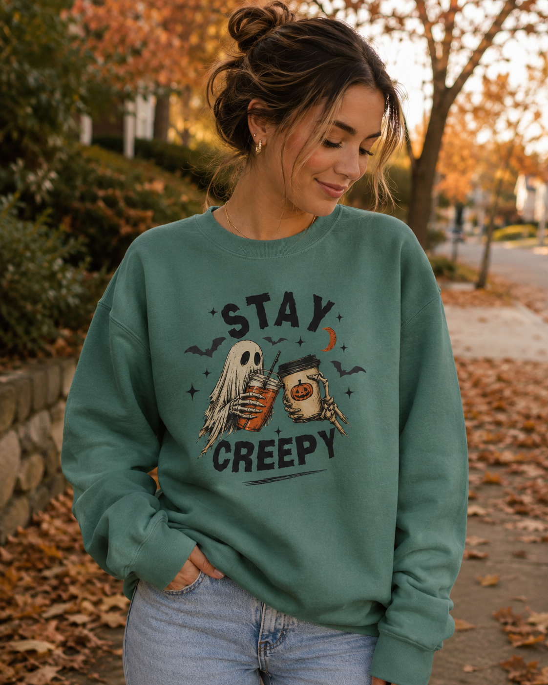 'Stay Creepy'— Crewneck