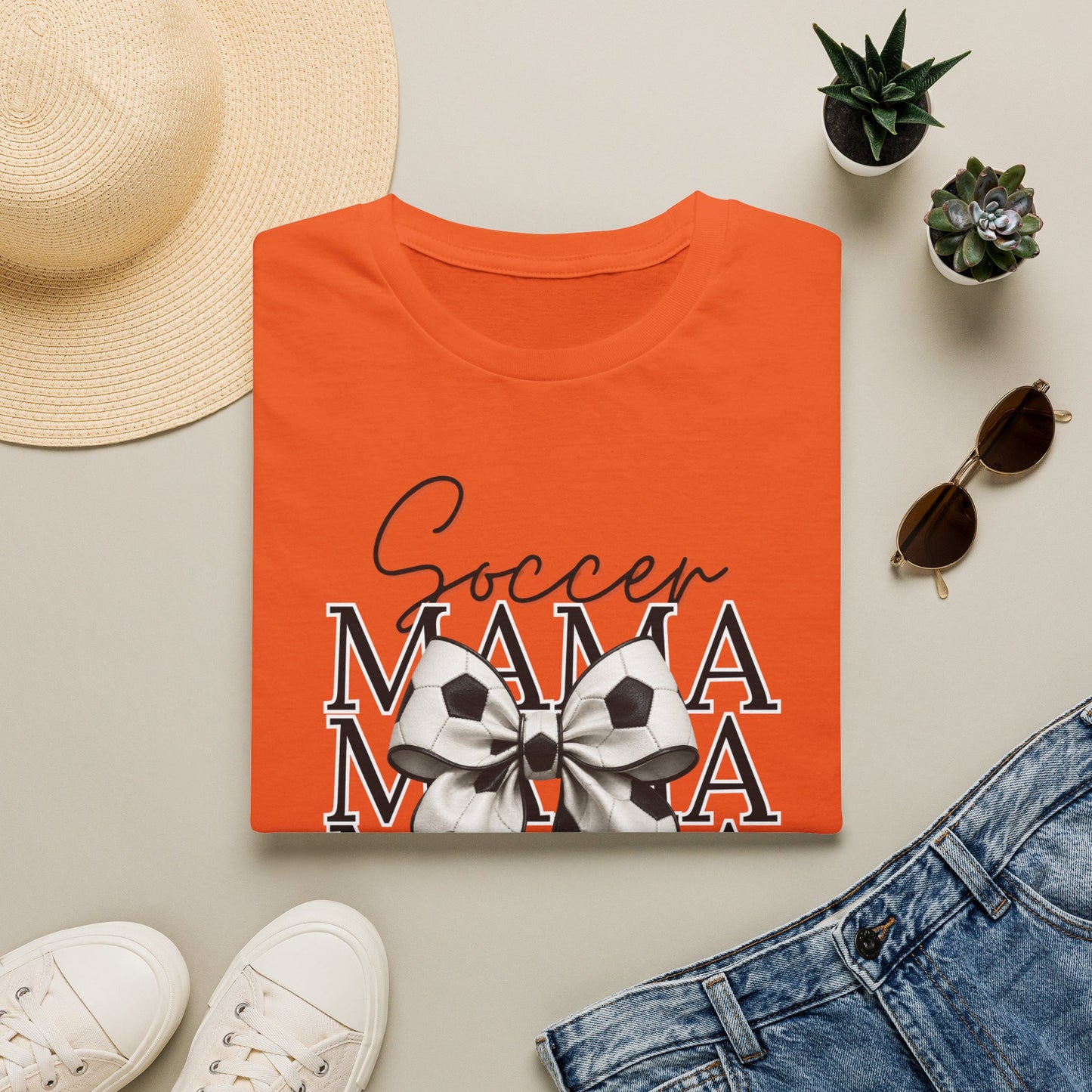 Bow Soccer Mama T-Shirt