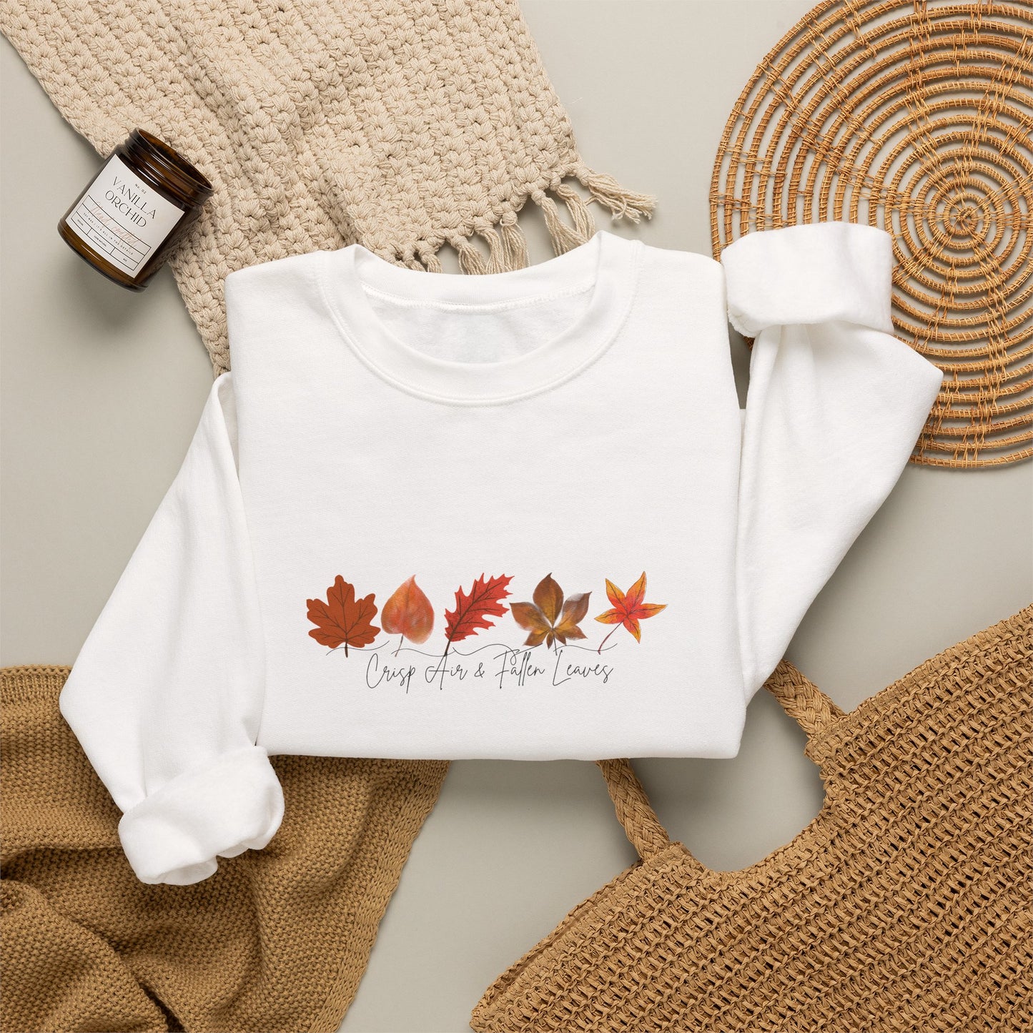 Autumn Leaves Crewneck Sweatshirt