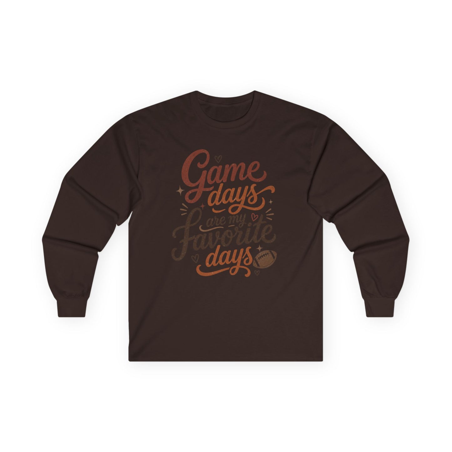 Game Days Are My Favorite Days Long Sleeve Tee