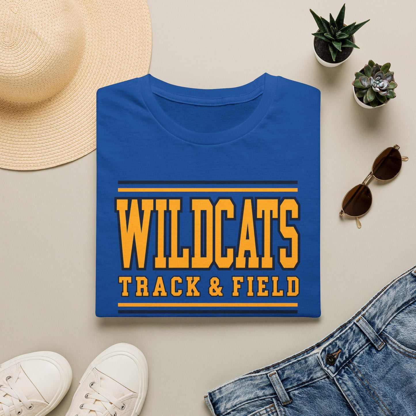 Wildcats Track & Field T‑Shirt — Athletic Tee