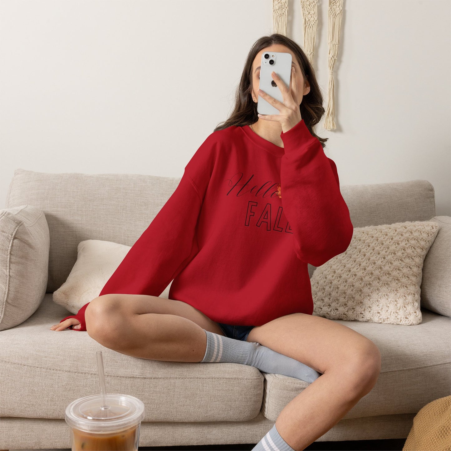 Fall Leaf Crewneck Sweatshirt