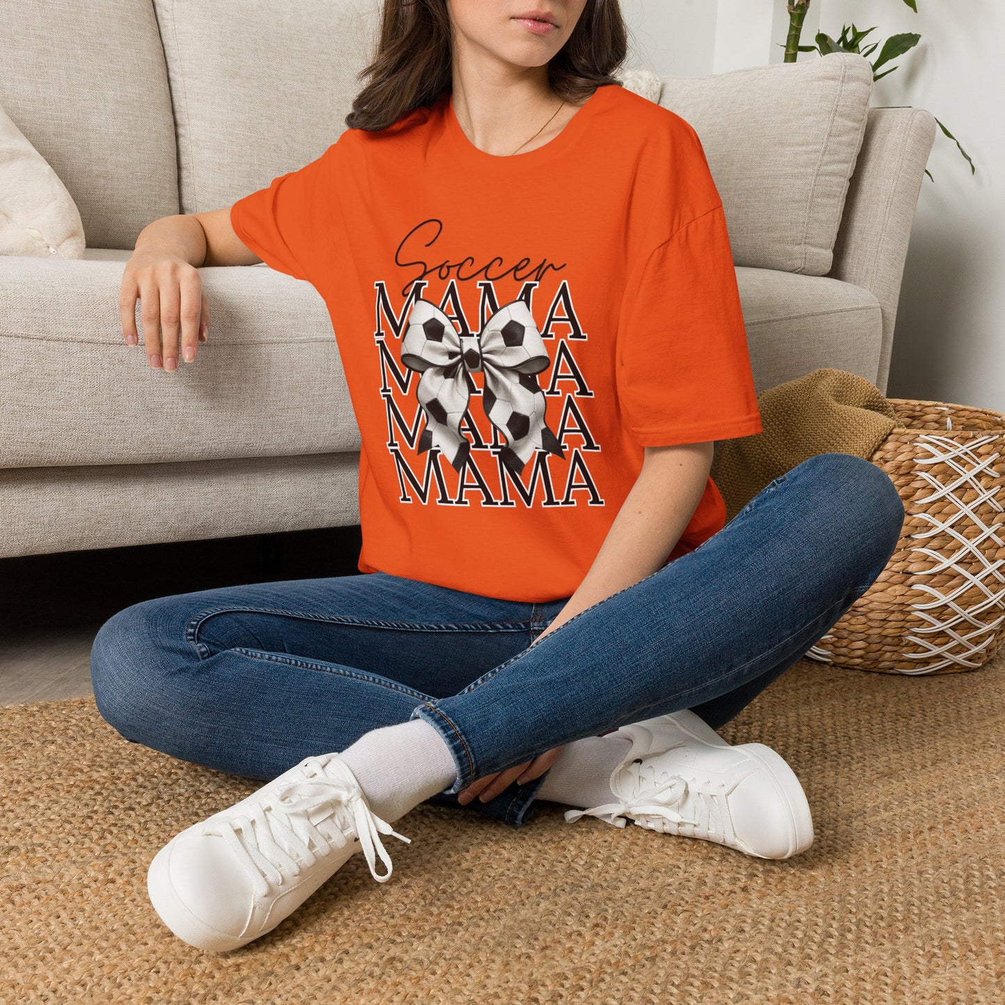 Bow Soccer Mama T-Shirt