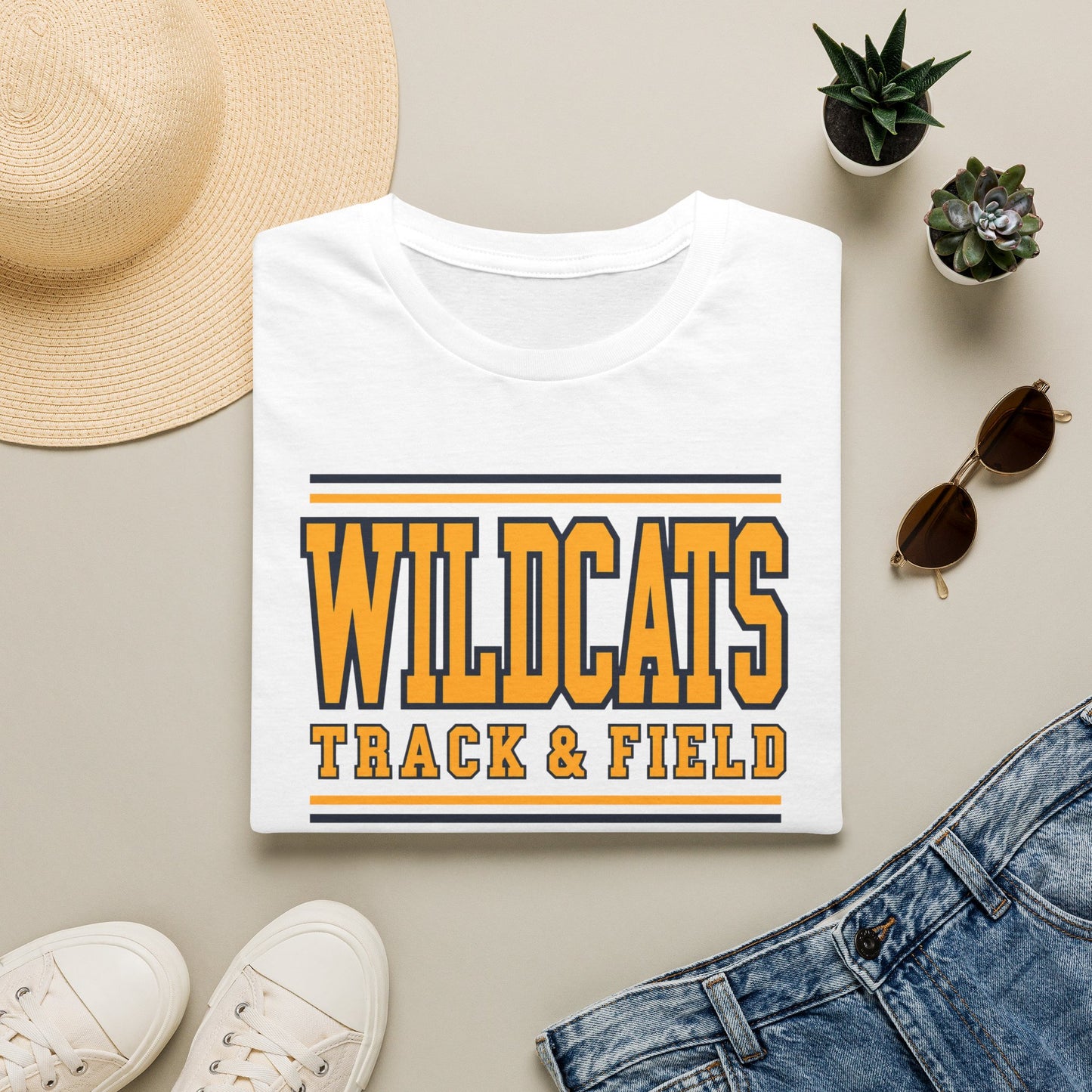 Wildcats Track & Field T‑Shirt — Athletic Tee