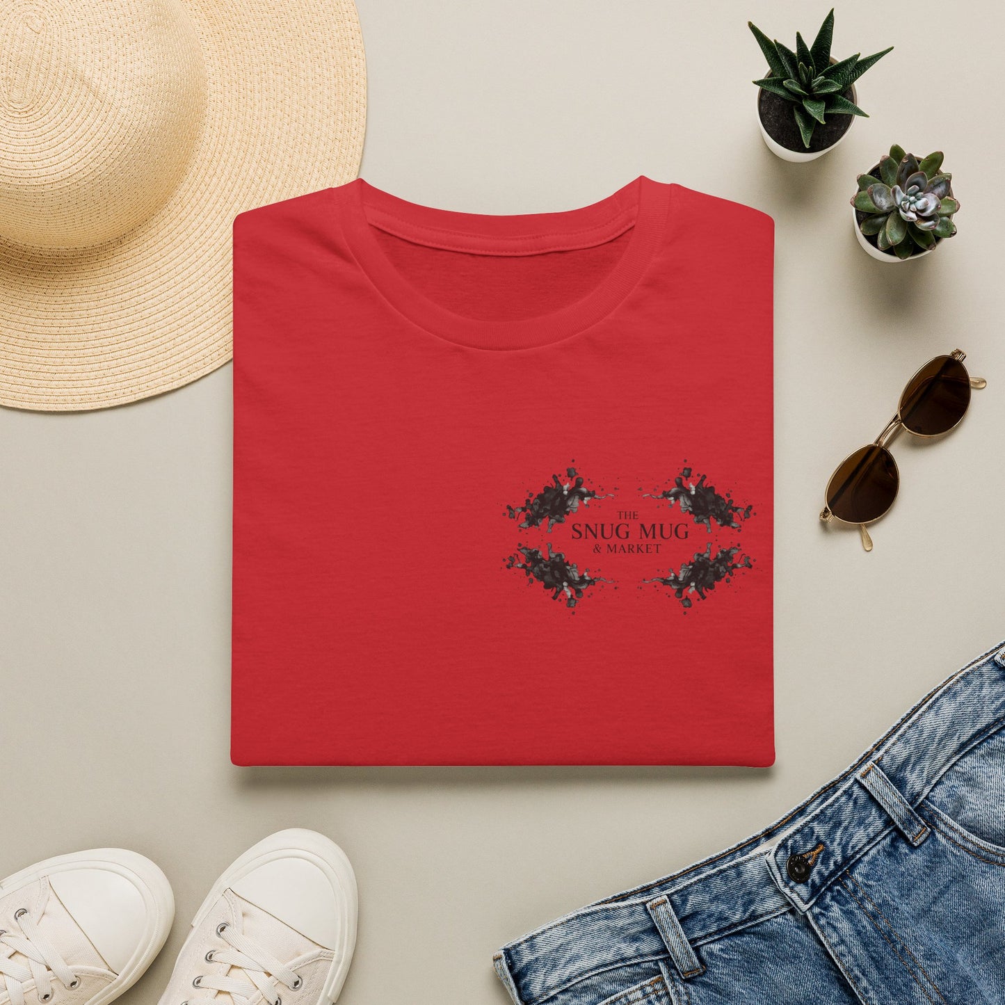 Unisex "The Snug Mug & Market" Logo Tee