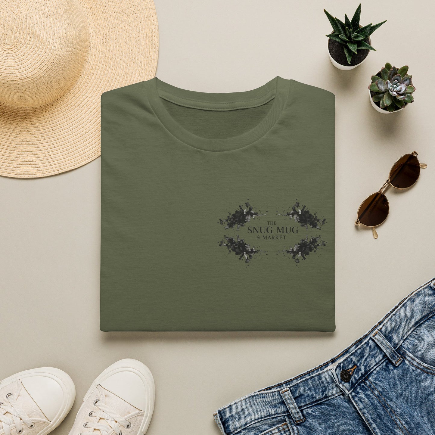 Unisex "The Snug Mug & Market" Logo Tee