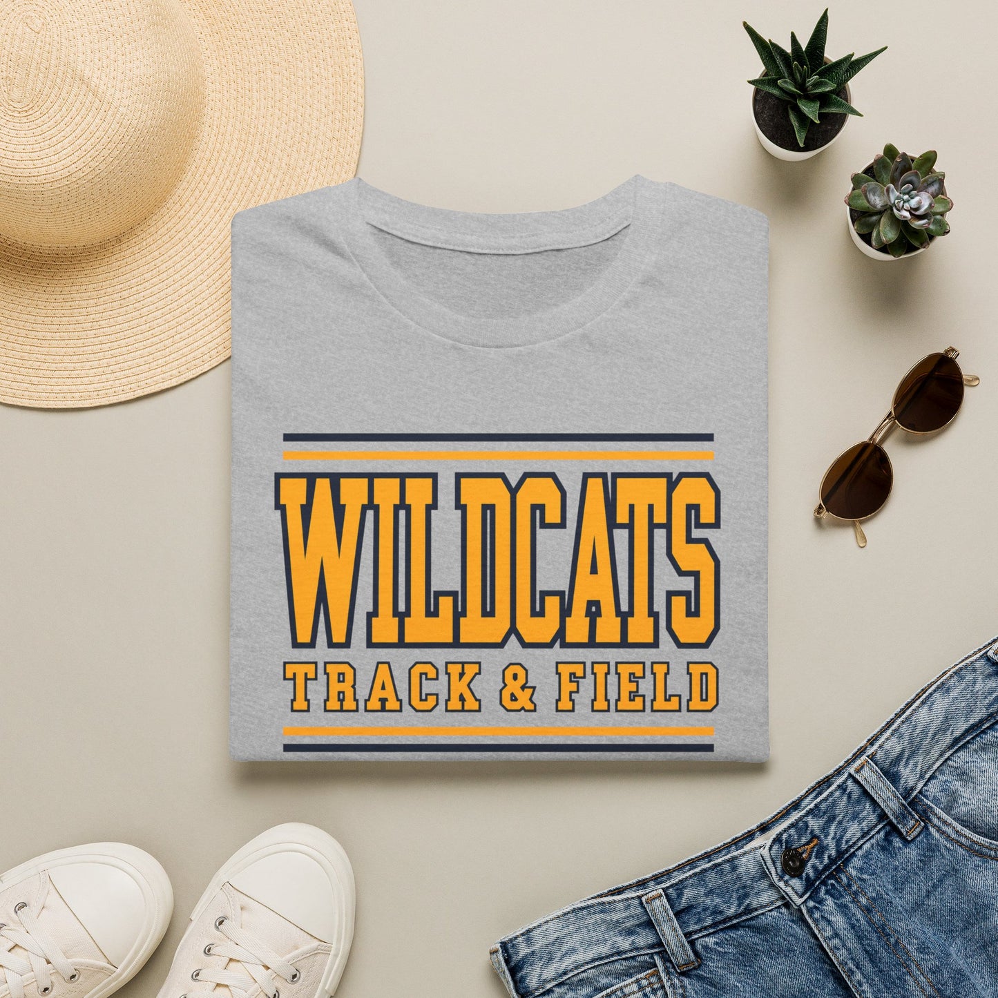Wildcats Track & Field T‑Shirt — Athletic Tee