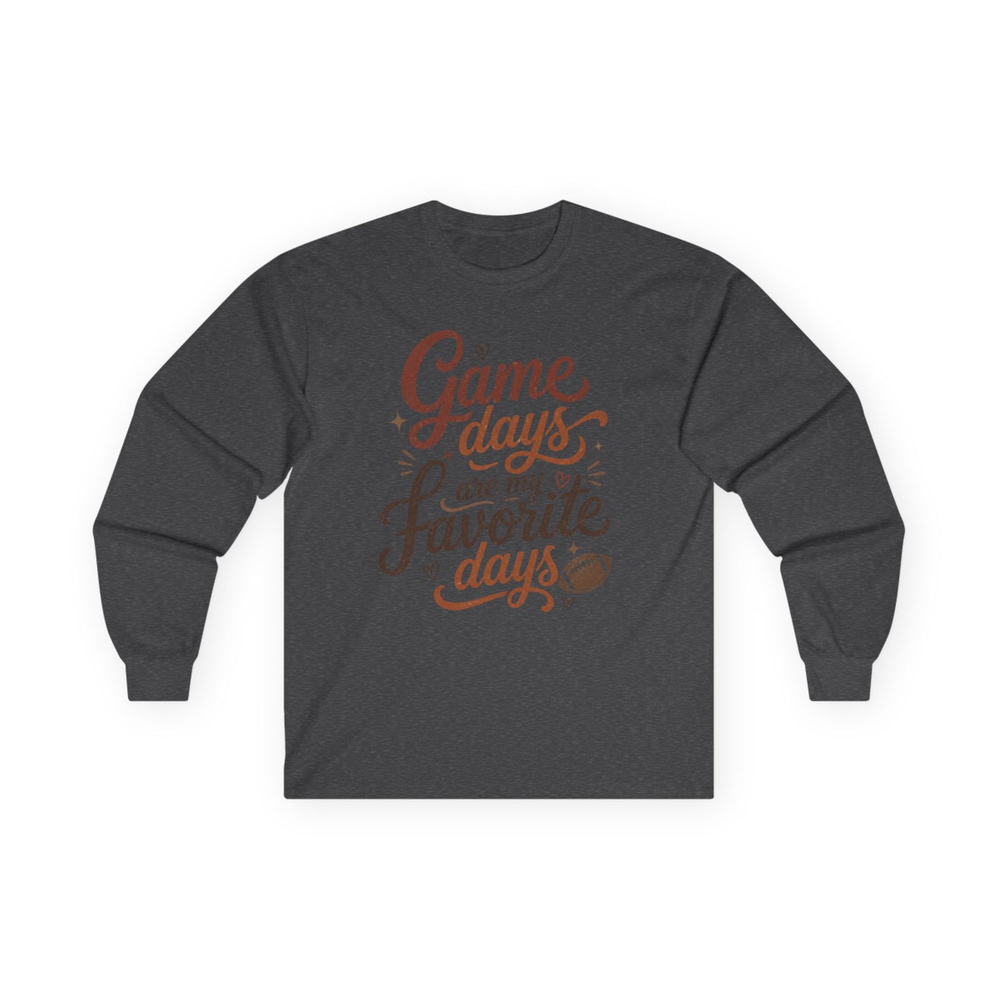 Game Days Are My Favorite Days Long Sleeve Tee