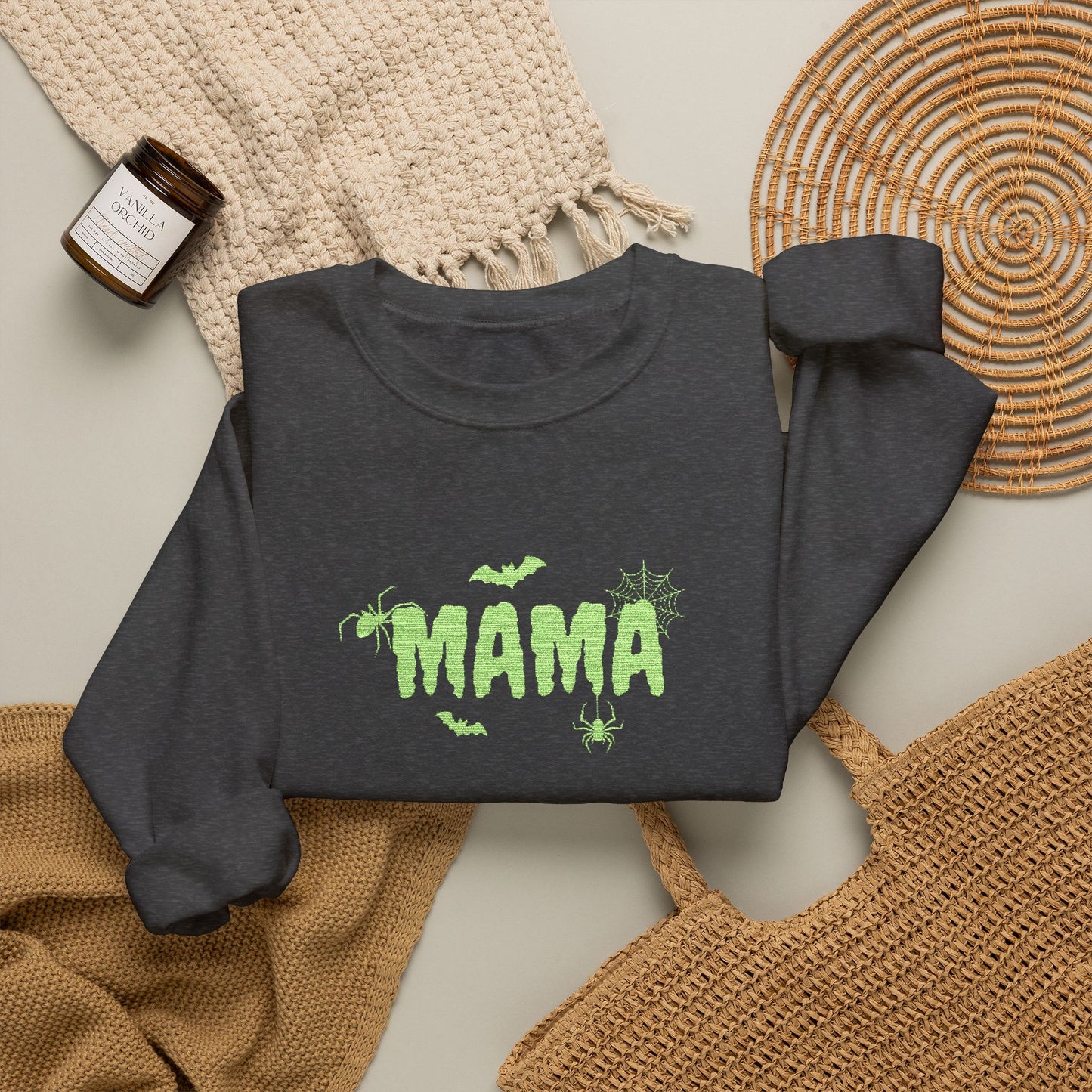 Mama Halloween Crewneck Sweatshirt