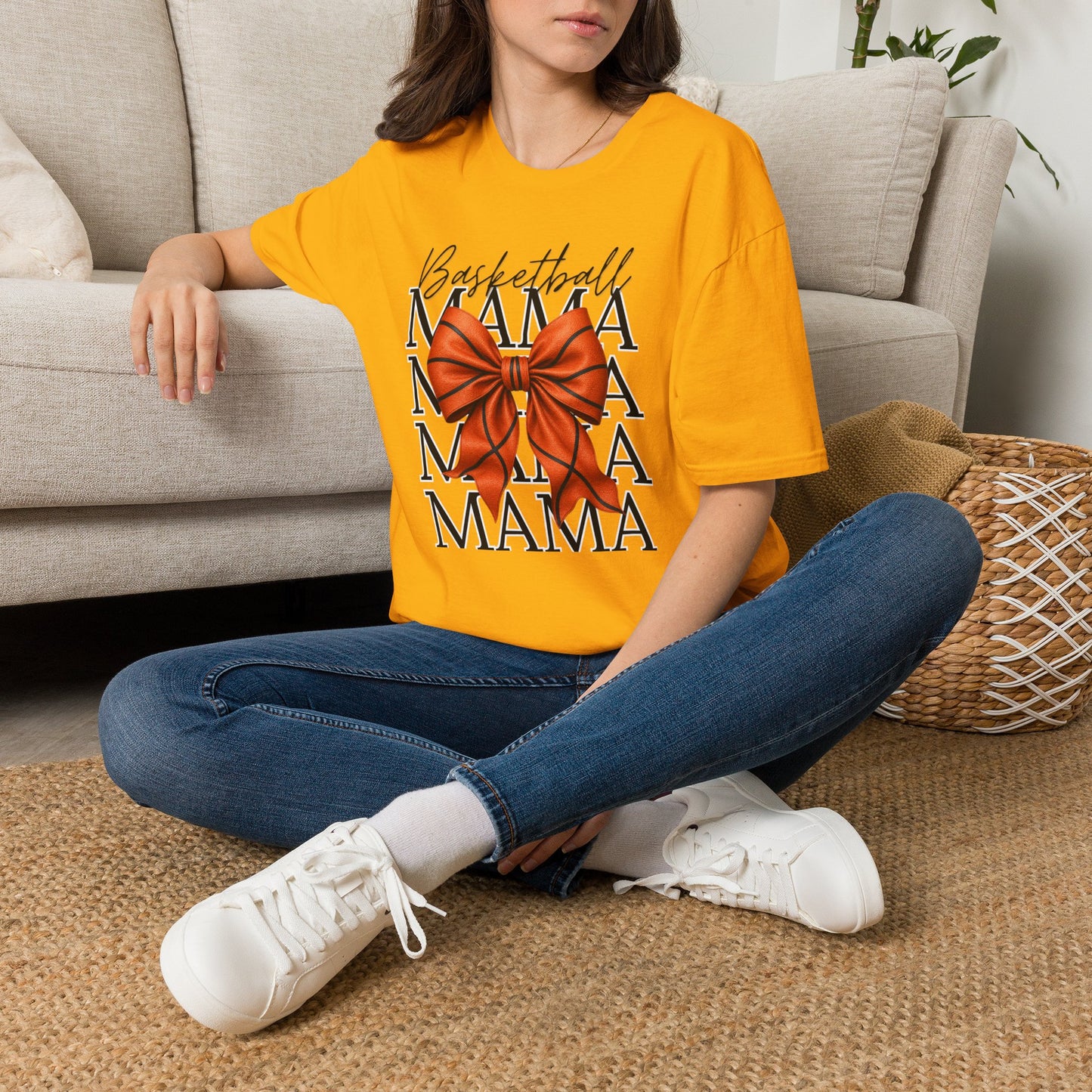 Bow Basketball Mama Tee