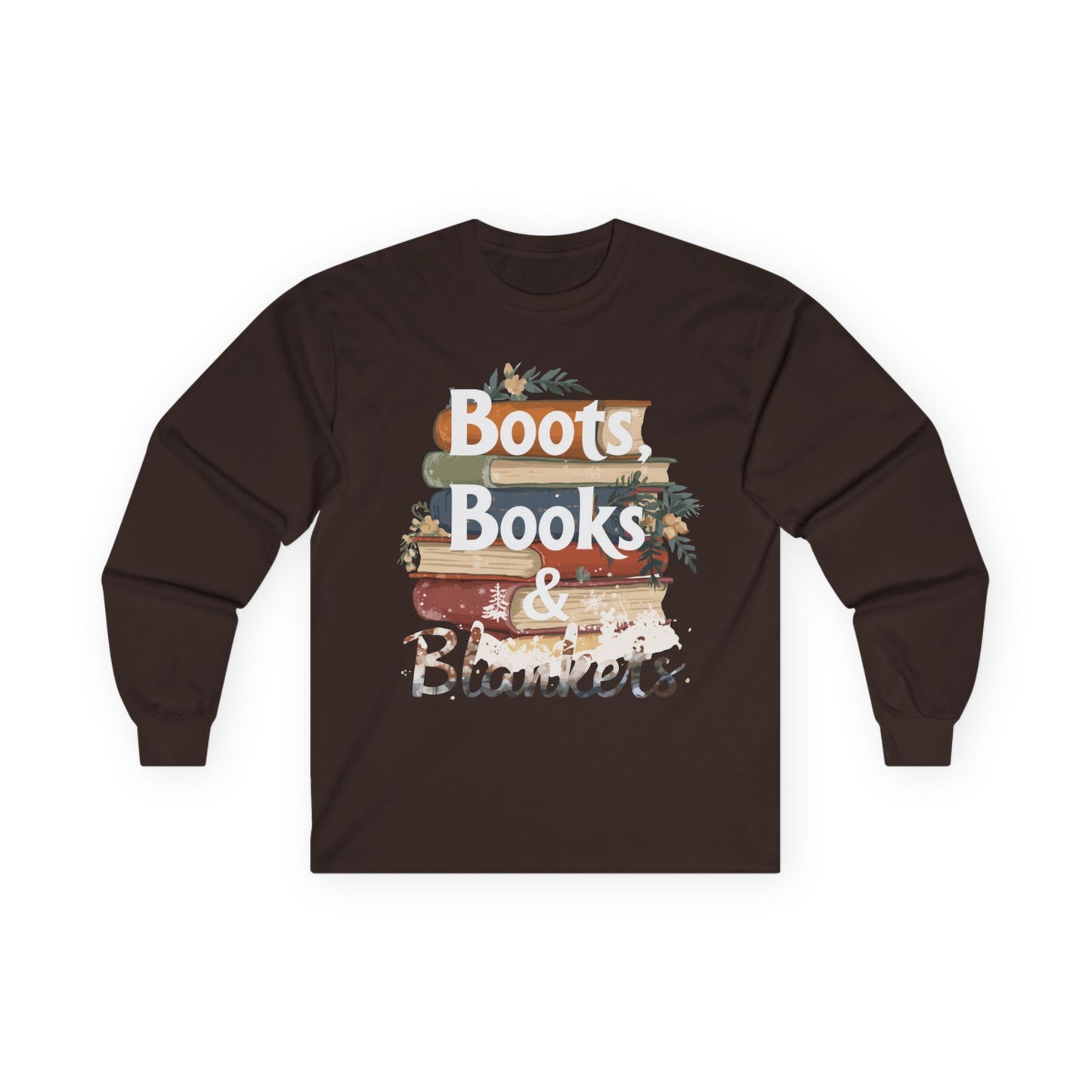Boots, Books & Blankets Long Sleeve Tee