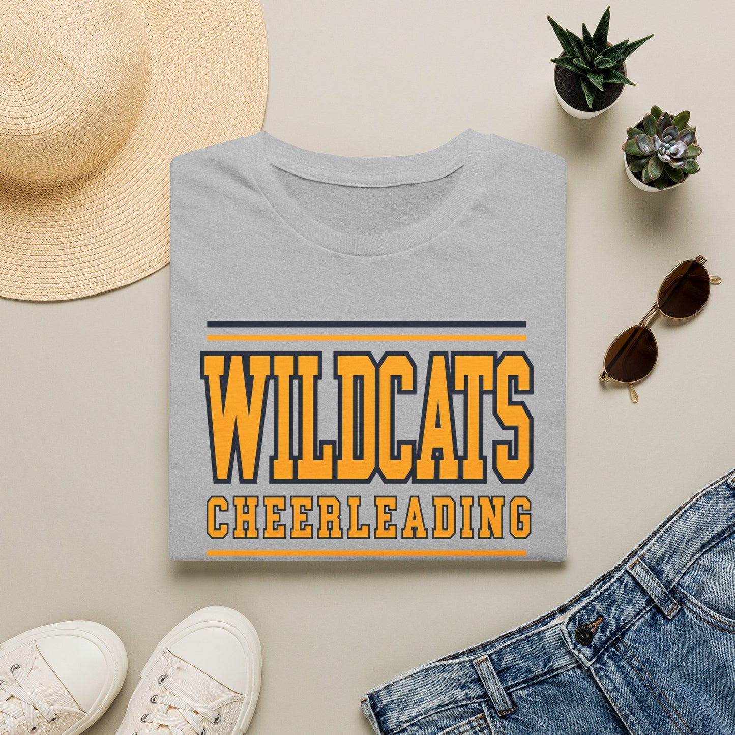 Wildcats Cheerleading T‑Shirt — School Spirit Cheer Tee