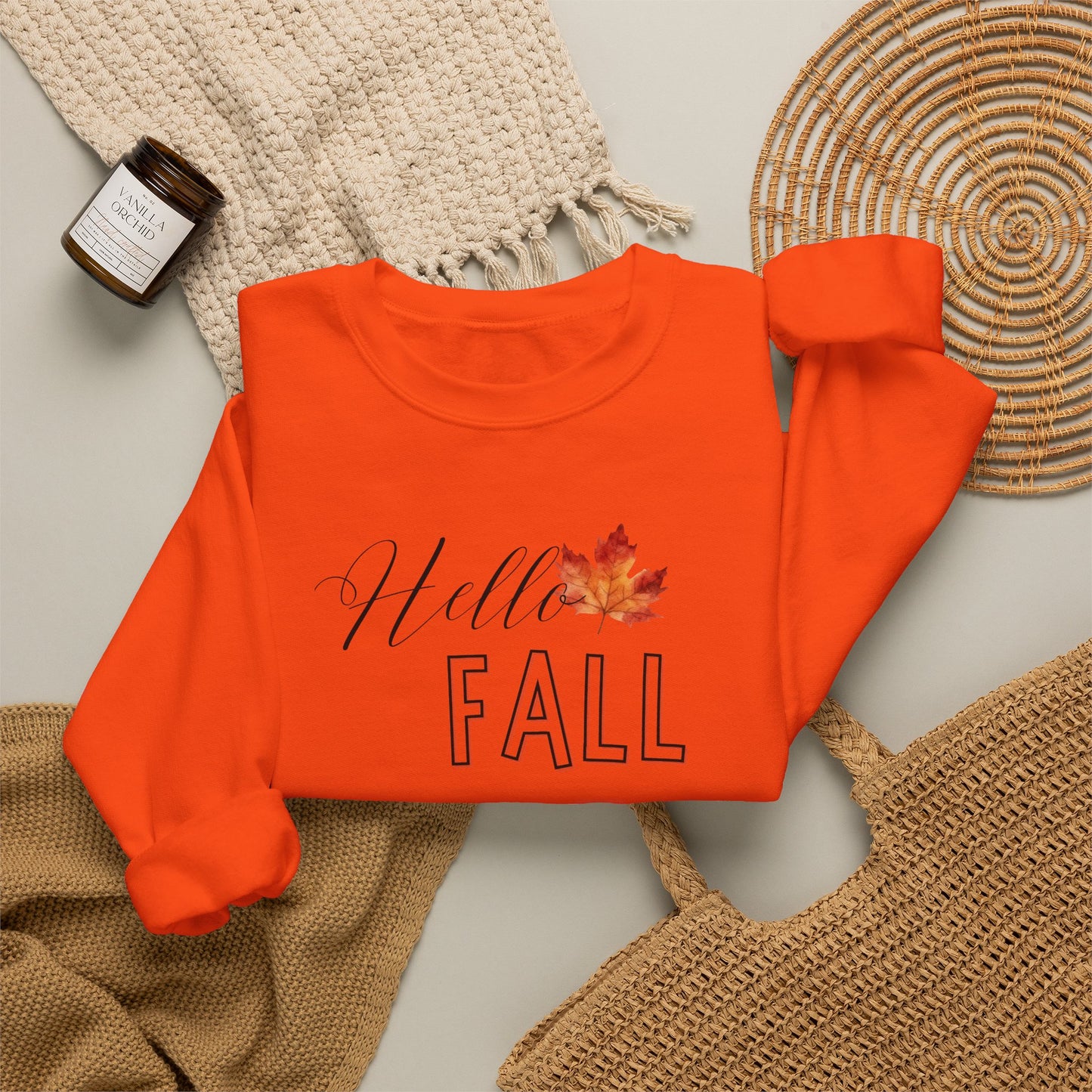 Fall Leaf Crewneck Sweatshirt